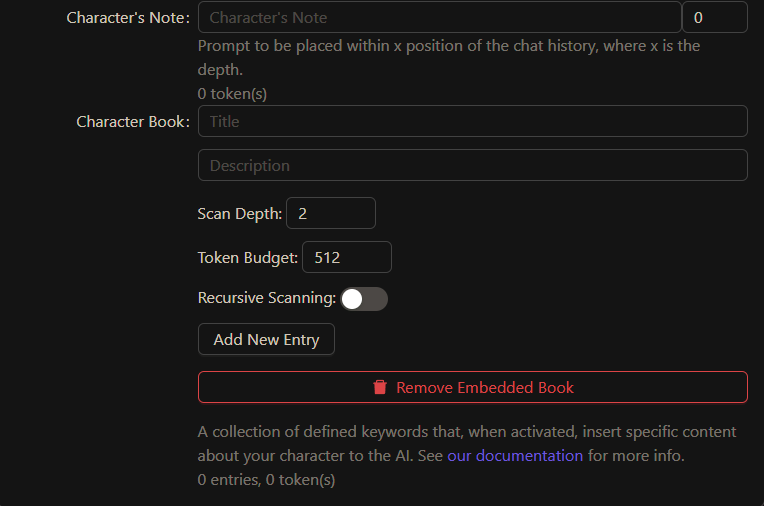 Lorebook Creator 截图